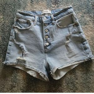 Abercrombie & Fitch high rise mom shorts sz 26/2